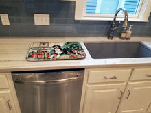Load image into Gallery viewer, Greater Swiss Mountain Dog Cozy Christmas Dish Drying Mat