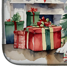 Load image into Gallery viewer, Greater Swiss Mountain Dog Cozy Christmas Dish Drying Mat