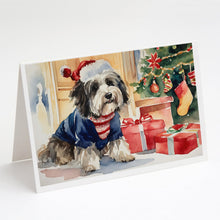 Load image into Gallery viewer, Havanese Cozy Christmas Greeting Cards - Blank Note Cards – 8-Pack of Artist-Designed Cards with Envelopes