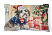 Load image into Gallery viewer, Havanese Cozy Christmas Throw Pillow
