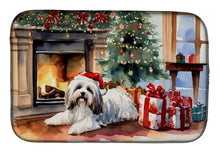 Load image into Gallery viewer, Havanese Cozy Christmas Dish Drying Mat