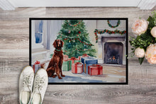 Load image into Gallery viewer, Irish Setter Cozy Christmas Doormat - 18X27 Indoor / Outdoor Rug | Made in USA