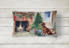Load image into Gallery viewer, Irish Setter Cozy Christmas Throw Pillow