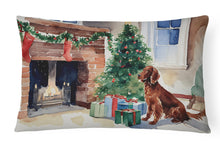 Load image into Gallery viewer, Irish Setter Cozy Christmas Throw Pillow