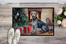 Load image into Gallery viewer, Irish Wolfhound Cozy Christmas Doormat