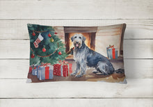 Load image into Gallery viewer, Irish Wolfhound Cozy Christmas Throw Pillow
