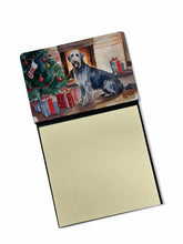 Load image into Gallery viewer, Irish Wolfhound Cozy Christmas Sticky Note Holder- Refiilable Desk Accessory Note Pad