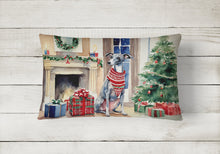 Load image into Gallery viewer, Italian Greyhound Cozy Christmas Throw Pillow