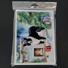 Load image into Gallery viewer, Karelian Bear Dog Cozy Christmas Greeting Cards - Blank Note Cards – 8-Pack of Artist-Designed Cards with Envelopes