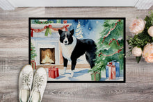 Load image into Gallery viewer, Karelian Bear Dog Cozy Christmas Doormat - 18X27 Indoor / Outdoor Rug | Made in USA