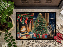 Load image into Gallery viewer, Keeshond Cozy Christmas Doormat - 18X27 Indoor / Outdoor Rug | Made in USA