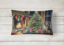 Load image into Gallery viewer, Keeshond Cozy Christmas Throw Pillow