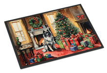 Load image into Gallery viewer, Keeshond Cozy Christmas Doormat-24x36 Indoor / Outdoor Rug | Made in USA