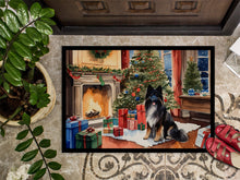 Load image into Gallery viewer, Keeshond Cozy Christmas Doormat-24x36 Indoor / Outdoor Rug | Made in USA