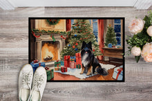 Load image into Gallery viewer, Keeshond Cozy Christmas Doormat - 18X27 Indoor / Outdoor Rug | Made in USA