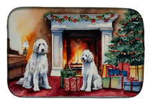 Load image into Gallery viewer, Komondor Cozy Christmas Dish Drying Mat