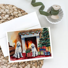 Load image into Gallery viewer, Komondor Cozy Christmas Greeting Cards - Blank Note Cards – 8-Pack of Artist-Designed Cards with Envelopes