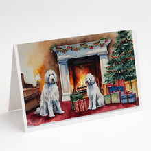 Load image into Gallery viewer, Komondor Cozy Christmas Greeting Cards - Blank Note Cards – 8-Pack of Artist-Designed Cards with Envelopes