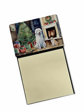 Load image into Gallery viewer, Kuvasz Cozy Christmas Sticky Note Holder- Refiilable Desk Accessory Note Pad