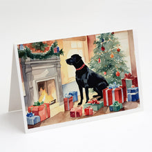 Load image into Gallery viewer, Labrador Retriever Cozy Christmas Greeting Cards - Blank Note Cards – 8-Pack of Artist-Designed Cards with Envelopes