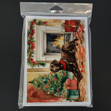 Load image into Gallery viewer, Labrador Retriever Cozy Christmas Greeting Cards - Blank Note Cards – 8-Pack of Artist-Designed Cards with Envelopes