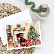 Load image into Gallery viewer, Labrador Retriever Cozy Christmas Greeting Cards - Blank Note Cards – 8-Pack of Artist-Designed Cards with Envelopes