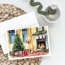 Load image into Gallery viewer, Labrador Retriever Cozy Christmas Greeting Cards - Blank Note Cards – 8-Pack of Artist-Designed Cards with Envelopes