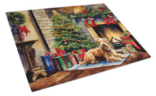 Load image into Gallery viewer, Lakeland Terrier Cozy Christmas Glass Cutting Boards – Durable, Decorative Kitchen Art Large