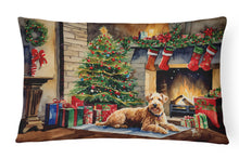 Load image into Gallery viewer, Lakeland Terrier Cozy Christmas Throw Pillow