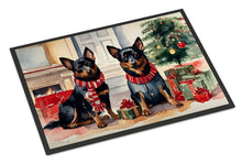 Load image into Gallery viewer, Lancashire Heeler Cozy Christmas Doormat-24x36 Indoor / Outdoor Rug | Made in USA