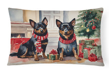 Load image into Gallery viewer, Lancashire Heeler Cozy Christmas Throw Pillow