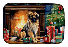 Load image into Gallery viewer, Leonberger Cozy Christmas Dish Drying Mat