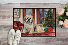Load image into Gallery viewer, Lhasa Apso Cozy Christmas Doormat-24x36 Indoor / Outdoor Rug | Made in USA