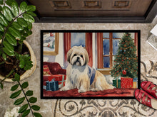 Load image into Gallery viewer, Lhasa Apso Cozy Christmas Doormat-24x36 Indoor / Outdoor Rug | Made in USA