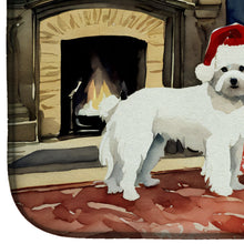 Load image into Gallery viewer, Maltese Cozy Christmas Dish Drying Mat
