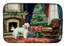 Load image into Gallery viewer, Maltese Cozy Christmas Dish Drying Mat