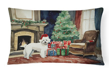 Load image into Gallery viewer, Maltese Cozy Christmas Throw Pillow