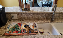 Load image into Gallery viewer, Mastiff Cozy Christmas Dish Drying Mat