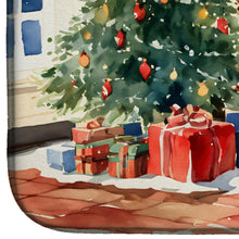 Load image into Gallery viewer, Mastiff Cozy Christmas Dish Drying Mat