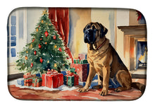 Load image into Gallery viewer, Mastiff Cozy Christmas Dish Drying Mat