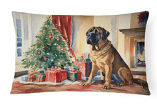 Load image into Gallery viewer, Mastiff Cozy Christmas Throw Pillow
