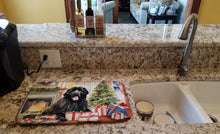 Load image into Gallery viewer, Newfoundland Cozy Christmas Dish Drying Mat