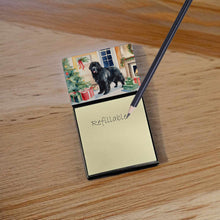 Load image into Gallery viewer, Newfoundland Cozy Christmas Sticky Note Holder- Refiilable Desk Accessory Note Pad