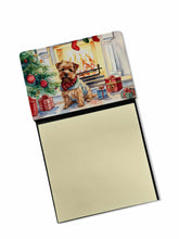 Load image into Gallery viewer, Norfolk Terrier Cozy Christmas Sticky Note Holder- Refiilable Desk Accessory Note Pad
