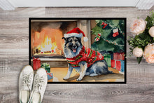 Load image into Gallery viewer, Norwegian Elkhound Cozy Christmas Doormat - 18X27 Indoor / Outdoor Rug | Made in USA