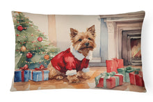 Load image into Gallery viewer, Norwich Terrier Cozy Christmas Throw Pillow