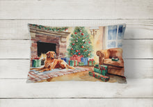 Load image into Gallery viewer, Nova Scotia Duck Tolling Retriever Cozy Christmas Throw Pillow