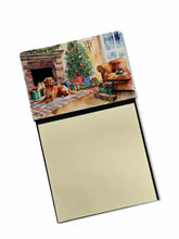 Load image into Gallery viewer, Nova Scotia Duck Tolling Retriever Cozy Christmas Sticky Note Holder- Refiilable Desk Accessory Note Pad
