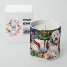 Load image into Gallery viewer, Old English Sheepdog Cozy Christmas Decorative Soy Candle