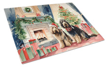 Load image into Gallery viewer, Otterhound Cozy Christmas Glass Cutting Boards – Durable, Decorative Kitchen Art Large